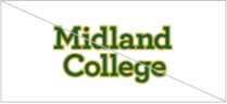 Improper Usage of Midland College Logo because elements have been cropped out