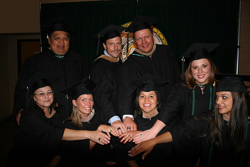 Members of MC's first Baccalaureate of Applied Technology graduating class