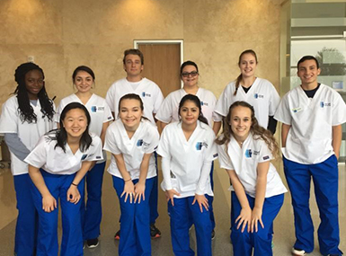 PBAHEC students on hospital tour