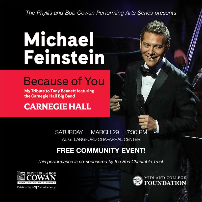 sCowan Performing Arts Series Present Michael Feinstein’s Big Band Tribute to Tony Bennett
