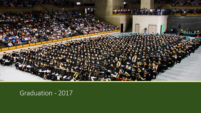 The image to use for this article. Listing image managed through RSS tab. MC Commencement Ceremony, May 2017