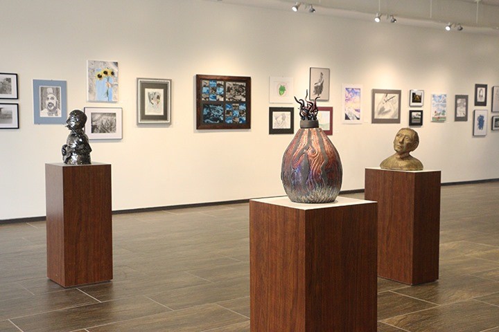 Student art on display at McCormick Gallery