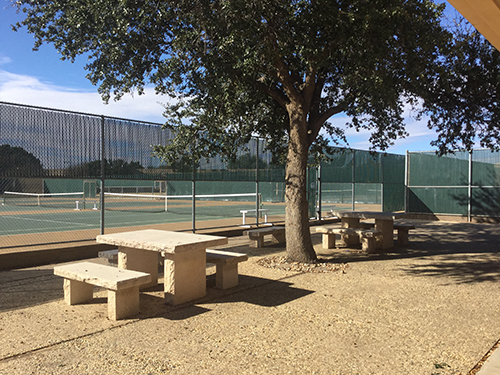 MC Tennis Center, Seating and Picnic Area